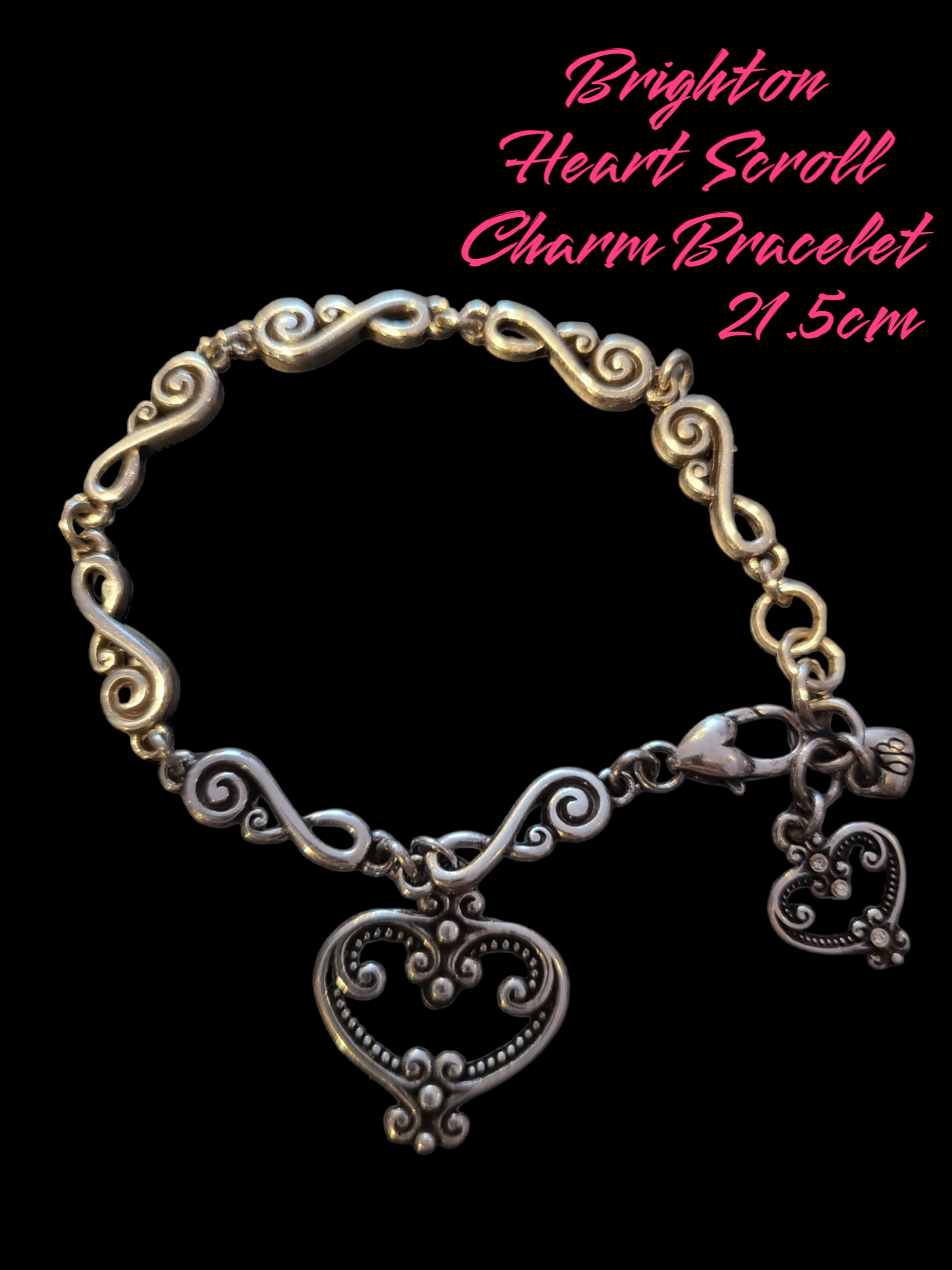 Brighton Palazzo Heart Charm Bracelet W9